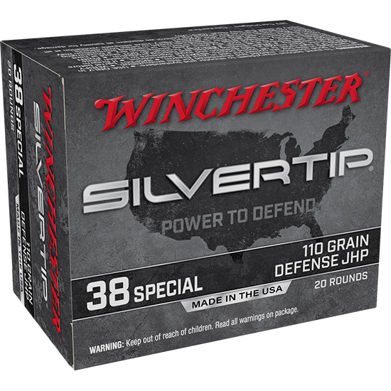 WIN SILVERTIP 38SPL 110GR STHP 20/10 - Ammunition